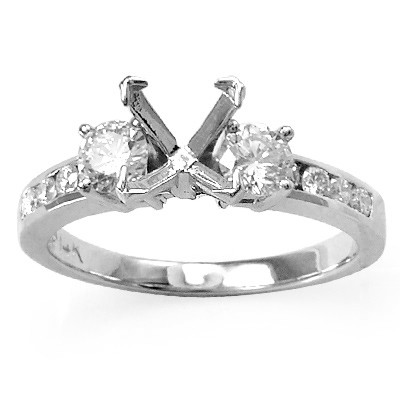 14k Gold Diamond Engagement Ring R1120