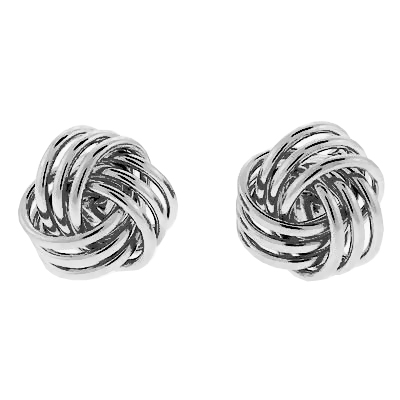 14k Gold Love Knot Studs E909