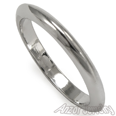 18k Gold  Knife Edge Wedding Band R1329