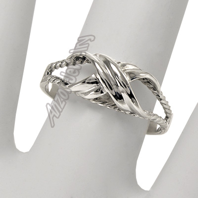 Pure Platinum 950 Double X Ring R1390