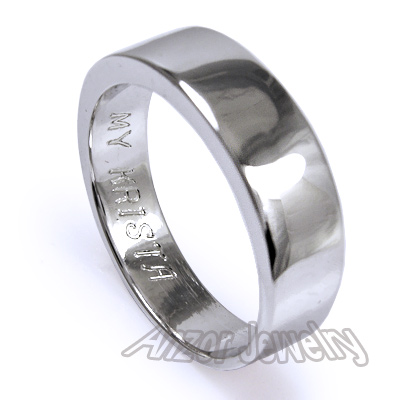 14k Gold Plain Wedding Band R1468