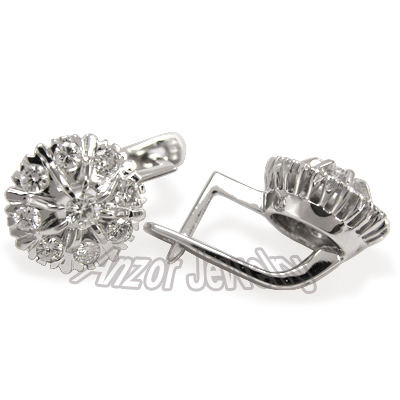 Vintage European Style Diamond Malinka Earring 585 E985