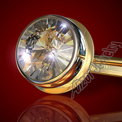 Russian Syle Earrings in 14k Rose gold 585 E1035