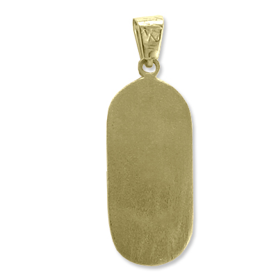 10k Yellow Gold 7 Lucky Tokens Charm Pendant P900