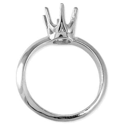 Knife Edge Engagement Ring Setting 14k R1704