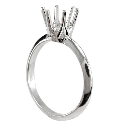 Knife Edge Engagement Ring Setting 14k R1704