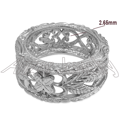 14k Solid Gold Filigree lady's Ring #R1739