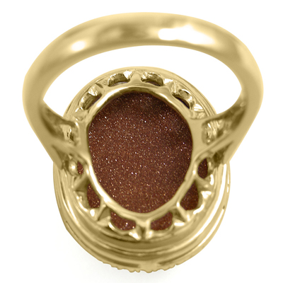 14k Gold Pave Setting Diamond Gold Stone Ring R1877