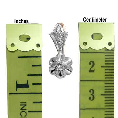 14k Gold Diamond Earrings Russian Jewelry E1201