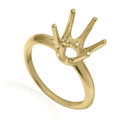 Knife Edge Ring Mounting 14K R1788