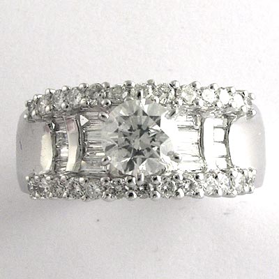 18k Gold Diamond Engagement Ring r1985 18k Gold Diamond Engagement Ring r1985