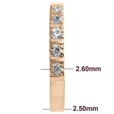 14k Gold Wedding Band Genuine Diamond Ring R1847