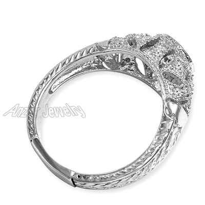 Russian Style Diamond Anniversary Ring in 14k Gold R1905