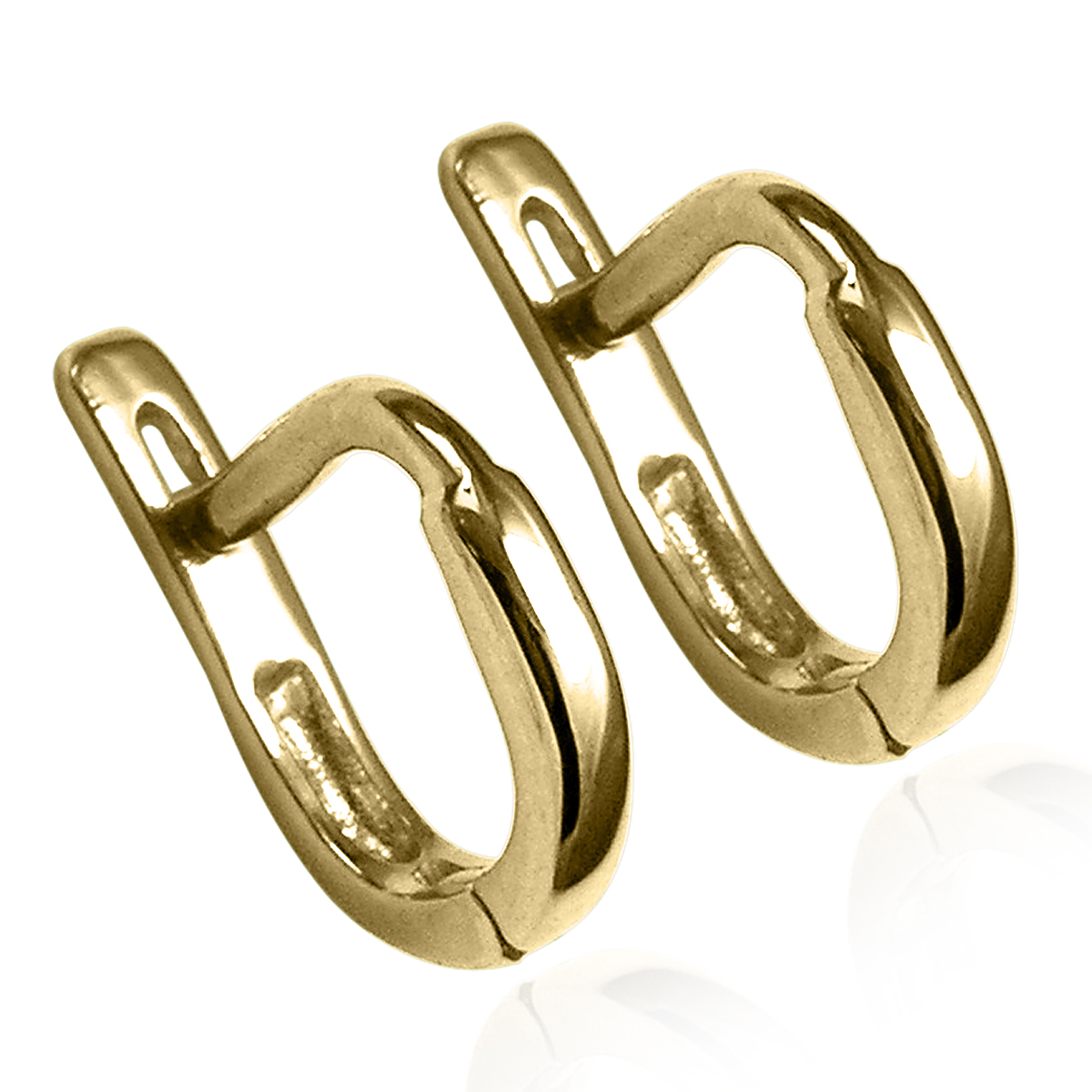 Russian Style Earrings 14k Gold E1387