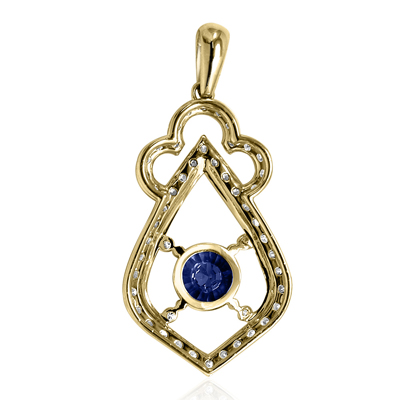 Russian Style Diamond Pendant 585 14k P928 Russian Style Diamond Pendant 585 14k P928