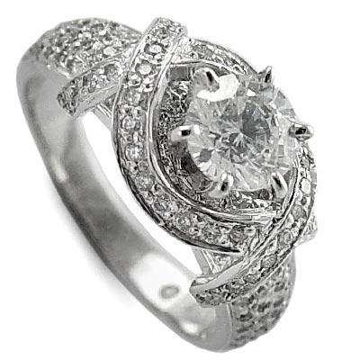 Platinum Diamond Anniversary Ring 1.90CT R1921