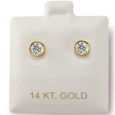 14k Gold Lab Grown Diamond Earrings 1.50 CT