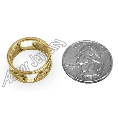 14k Solid Yellow Gold Siamese Cat Lady's Ring #R2034 14k Solid Yellow Gold Siamese Cat Lady's Ring #R2034