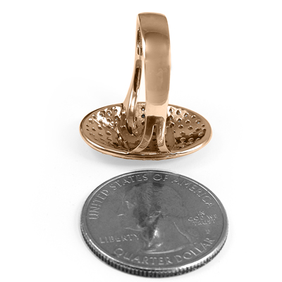 14k Solid Rose Gold Genuine Diamonds Bella Swan's Style Engagement Ring