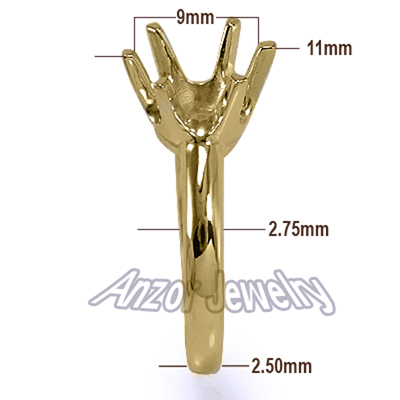 Six-Prong Ring Mounting in 10k Yellow  Gold <br>Act NOW! Limited Time Offer! $399.00 <br>****SALE  SALE  SALE**** Six-Prong Ring Mounting in 10k Yellow  Gold <br>Act NOW! Limited Time Offer! $399.00 <br>****SALE  SALE  SALE****