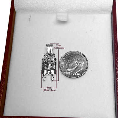 14k Gold Torah Star of David Jewish Mogen Pendant #P1007