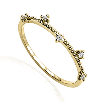 14k Gold Genuine Diamond Band F VS1 #R2301