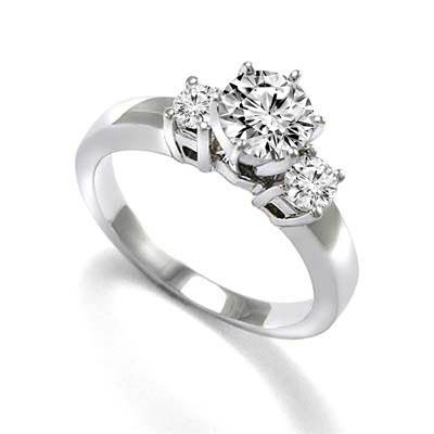 Grnuine Diamond Ring in Platinum 950