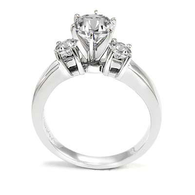 Grnuine Diamond Ring in Platinum 950