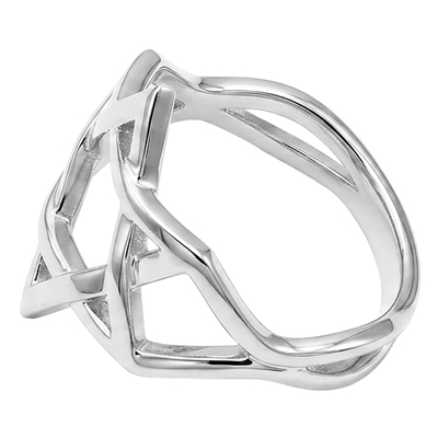 Star of David Men's Ring in 14K
