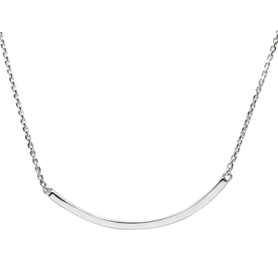 Genuine Diamond Necklace with Chain in Silver 925 #N945