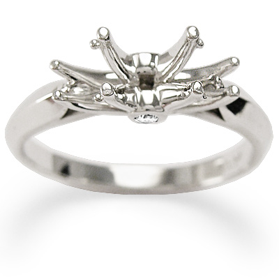 950 Platinum Diamonds Engagement Setting Ring R1187