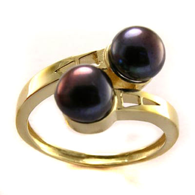 14k Yellow Gold Pearl Ring R674