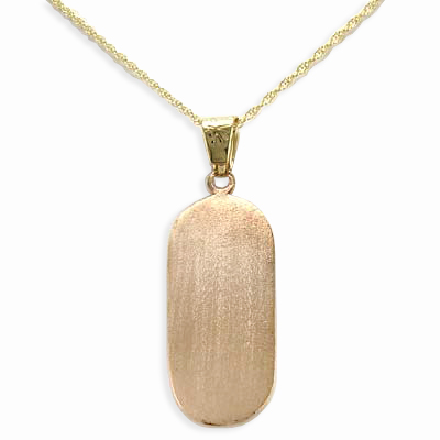 14k yellow Gold Good 7 Talisman Good Luck Pendant