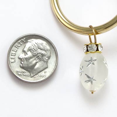 10k Gold Charm Earrings E625