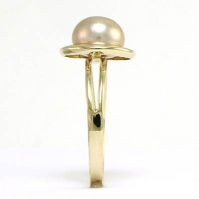 14k Gold Lavender Pearl Ring R722