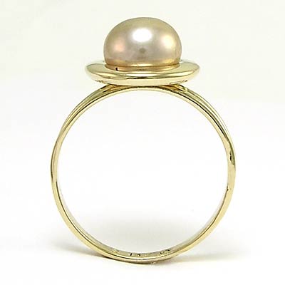 14k Gold Lavender Pearl Ring R722