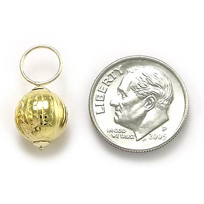 14k Gold Earring Loops & 14k Goldffilled Charms E641 14k Gold Earring Loops & 14k Goldffilled Charms E641