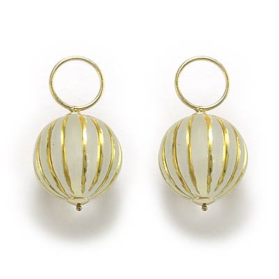 14k Gold Earring Charms E640 14k Gold Earring Charms E640