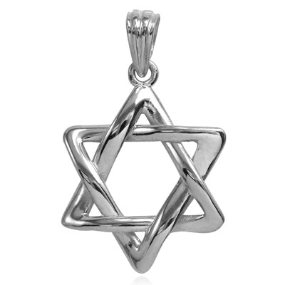 Platinum 950 Jewish Star of David 