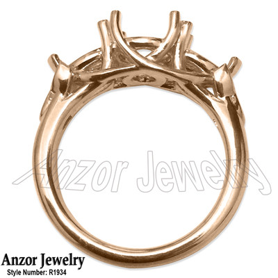 Woman's 14k Gold Flexible Mesh Ring R859 - Anzor Jewelry