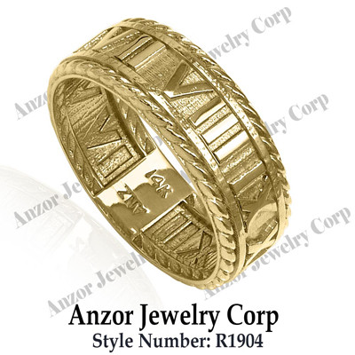 Woman's 14k Gold Flexible Mesh Ring R859 - Anzor Jewelry