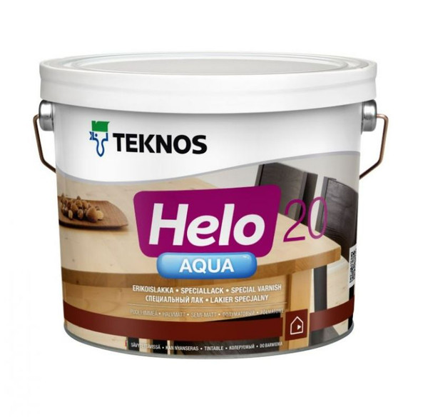 TEKNOS HELO AQUA 20 - Halvmatt speciallack