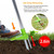 Weed Puller Twister Stand Up Root Removal Hand Tool 3 Claws Aluminum Grass Manual Remover 38.98in Long Handle with Foot Pedal