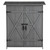 Outdoor Storage Shed with Lockable Door, Wooden Tool Storage Shed with Detachable Shelves and Pitch Roof, Natural/Gray