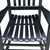 wooden porch rocker chair Black