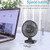 USB Desk Fan;  Small but Mighty;  Quiet Portable Fan for Desktop Office Table;  40° Adjustment for Better Cooling;  3 Speeds;  4.9 ft Cord