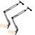 Microphone Stand Suspension Boom Scissor Arm Upgraded Studio Microphone Mic Holder Mike Stand Clamp 5 Core MS ARM Black