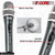 Microphone Professional Audio Dynamic Cardiod Karaoke Singing Dj Audio Hand held Wired Music 5 Core ND-7800x