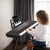 61 Keys Digital Music Keyboard Electric Piano Electronic Musical Instrument Kids Learning Keyboard with Microphone for 3-12 Year Old Kids Girls Boys