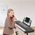 61 Keys Digital Music Keyboard Electric Piano Electronic Musical Instrument Kids Learning Keyboard with Microphone for 3-12 Year Old Kids Girls Boys